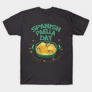 27th March - Spanish Paella Day T-Shirt